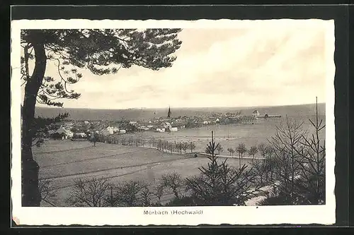 AK Morbach / Hochwald, Panoramablick vom Berg