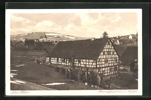 AK Oberweissenbrunn / Rhön, an der Mühle