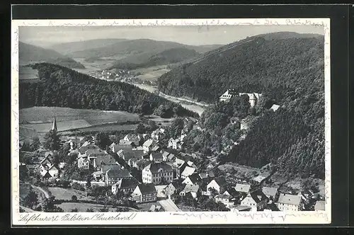 AK Bilstein / Sauerland, Panoramablick vom Berg