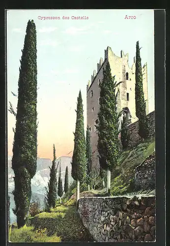 AK Arco, Cypressen des Castells