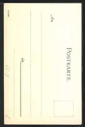 Künstler-AK Karl Mutter: Nürnberg, Blick auf den Fünfeckigen Turm