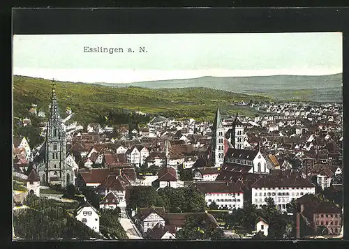 AK Esslingen a. N., Gesamtansicht