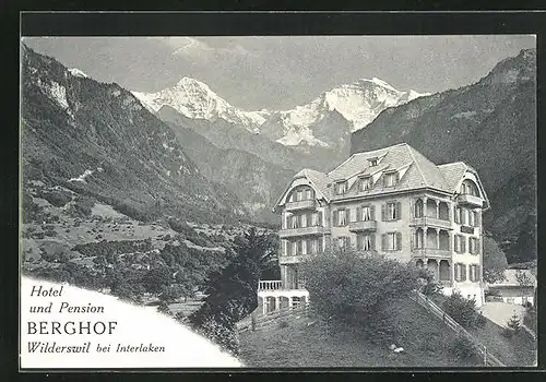 AK Wilderswil, Hotel und Pension Berghof