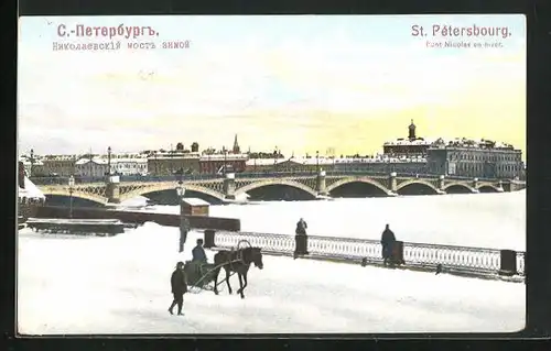 AK St. Petersbourg, Pont Nicolas en hiver