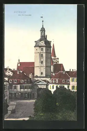 AK Ansbach, Blick zum Herriedertor