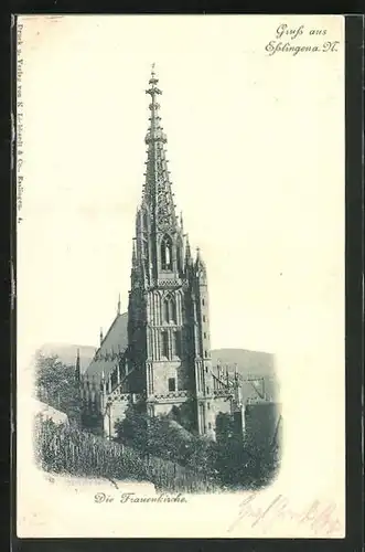 AK Esslingen a. N., Die Frauenkirche