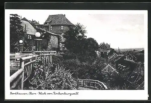 AK Nordhausen /Harz, Blick vom Finkenburgwall