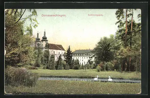AK Donaueschingen, Schlosspark