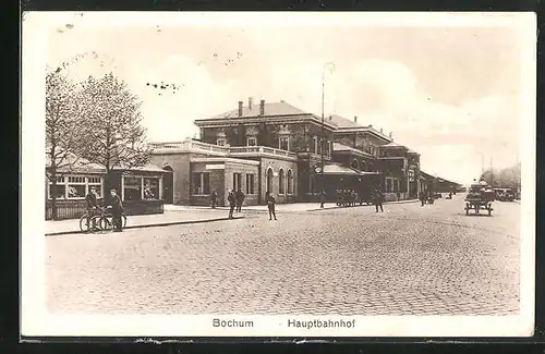 AK Bochum, Strasse zum Hauptbahnhof