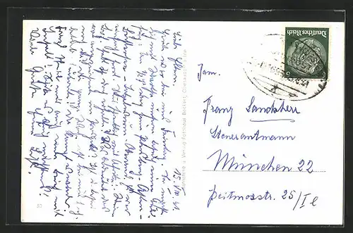 AK Oberaudorf, Strandbad Luegsteinsee mit Rutsche und Badegästen