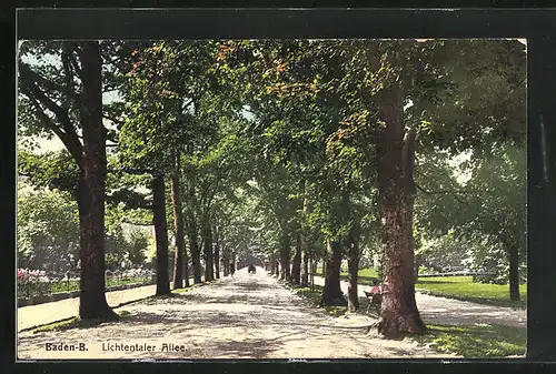 AK Baden-Baden, Lichtenthaler Allee