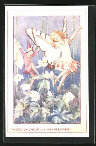 Künstler-AK Margaret W. Tarrant: Wood Anemone or Windflower
