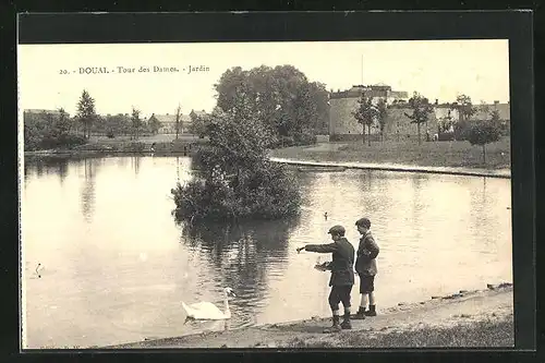 AK Douai, Tour des Dames, Jardin