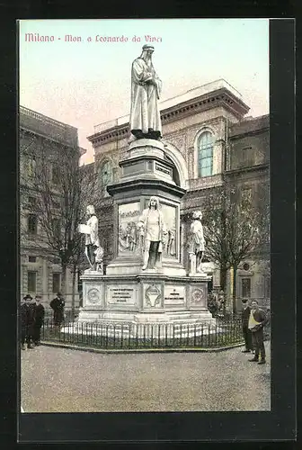 AK Milano, Monumento a Leonardo da Vinci