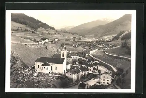 AK Matrei am Brenner, Teilansicht mit Kirche