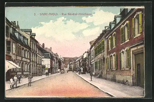 AK Saint-Avold, Rue General-Hirschauer