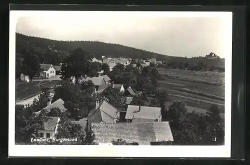 AK Landsee, Ortsansicht aus der Vogelschau