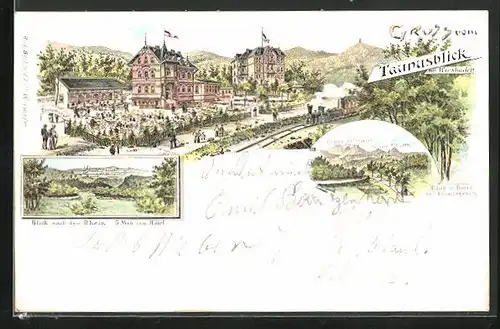 Lithographie Wiesbaden, Hotel Taunusblick