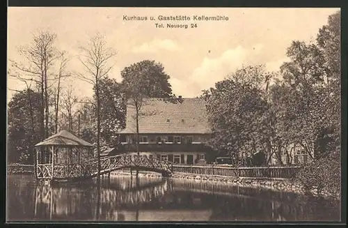 AK Neusorg, Kurhaus und Gaststätte Kellermühle