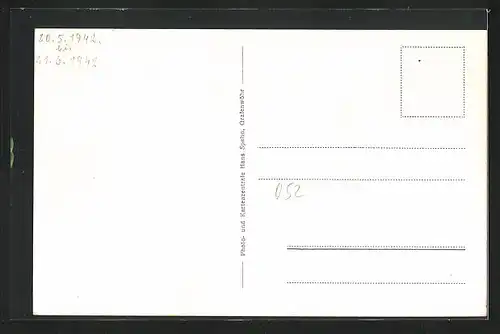 AK Grafenwöhr, Neue Mannschaftsbaracke, Teilansicht
