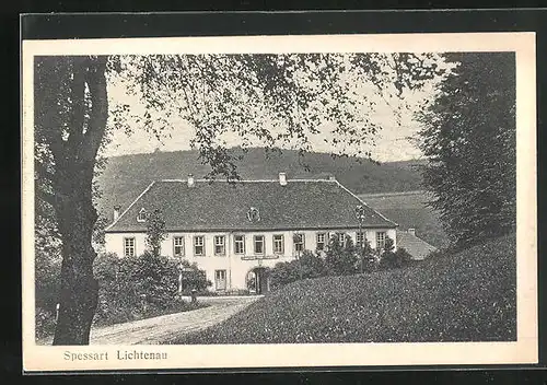 AK Lichtenau /Spessart, Gasthaus