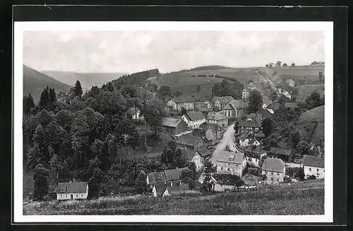 AK Wartenfels /Frankenwald, Teilansicht mit Strassenpartie