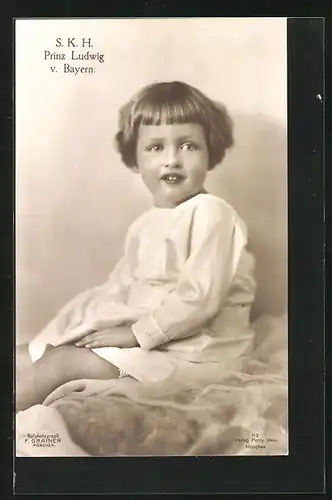 AK S.K.H. Prinz Ludwig von Bayern im Kleinkindalter