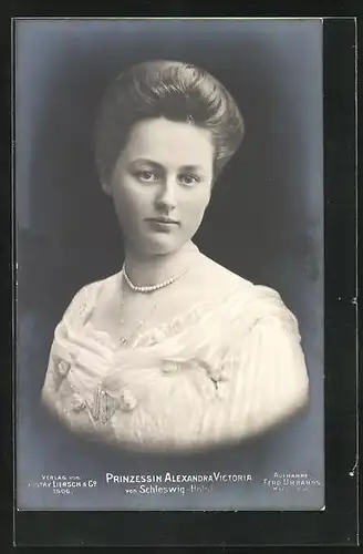 AK Prinzessin Alexandra Victoria von Schleswig-Holstein