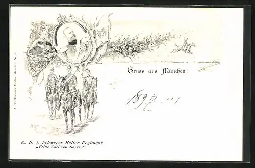 AK Prinz Leopold von Bayern, Schweres Reiter-Regiment Prinz Carl von Bayern