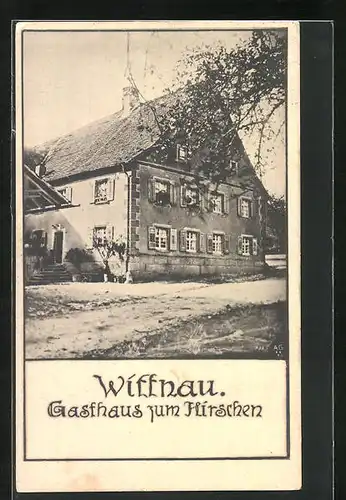 AK Wittnau, Gasthaus zum Hirschen