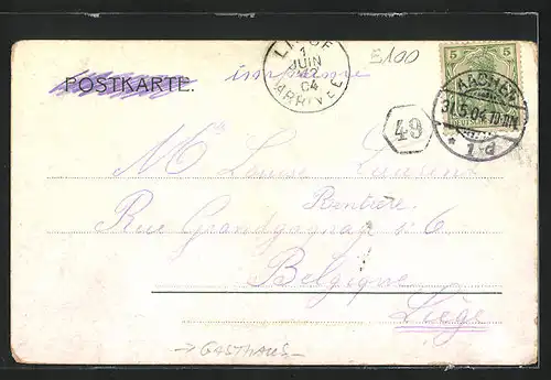 AK Aachen, Gasthaus Waldschenke