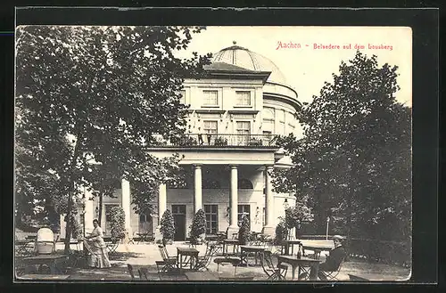 AK Aachen, Belvedere auf dem Lousberg