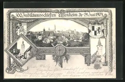 AK Uffenheim, 300. Jubiläumsschiessen 1904