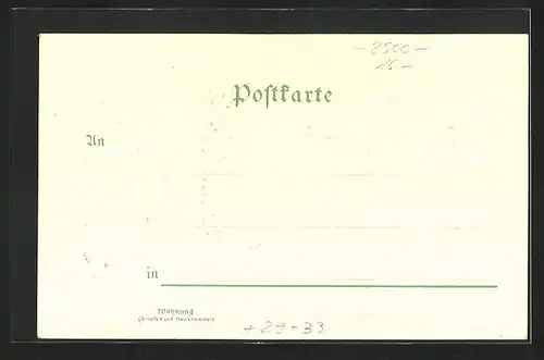 Sonnenschein-Lithographie Nürnberg, Äusserer Burghof, Eingang