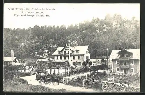AK Schüttersmühle /Fränk. Schweiz, Gasthof und Pension