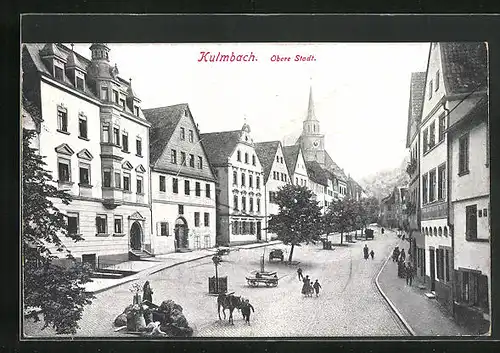AK Kulmbach, Strasse zur Oberen Stadt, Kirche