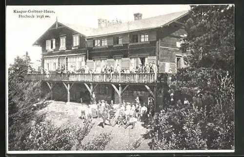 AK Kaspar-Geitner-Haus auf dem Hocheck