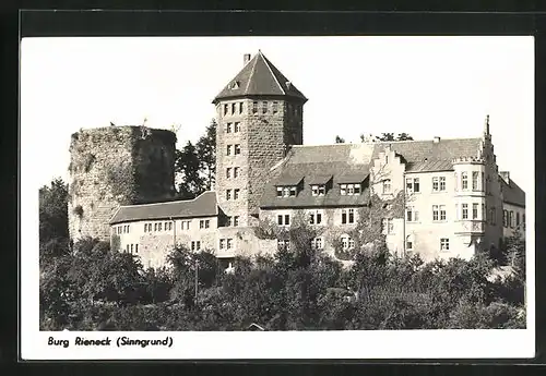 AK Rieneck, Burg mit Türmen