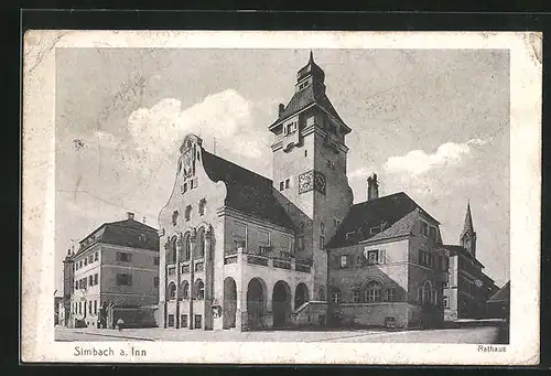 AK Simbach /Inn, Rathaus