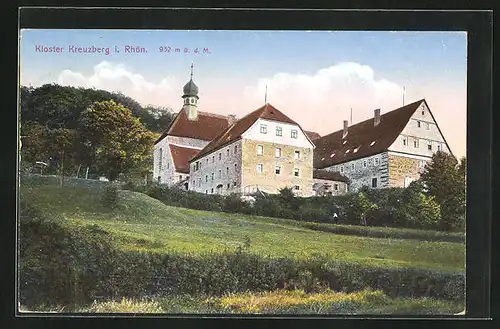 AK Bischofsheim, Kloster Kreuzberg von unten