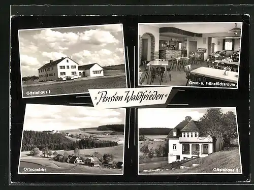 AK Oberbrumberg /Frankenwald, Hotel-Pension Waldfrieden