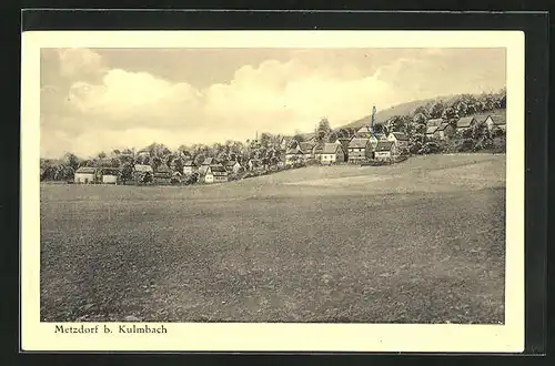 AK Metzdorf b. Kulmbach, Ortsansicht