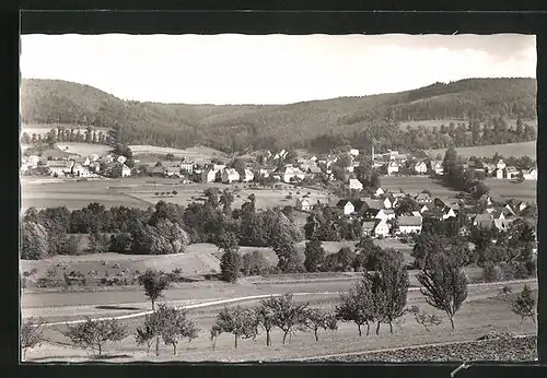 AK Kulmbach-Ziegelhütten, Ortsansicht mit Umgebung