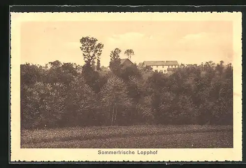 AK Burgkunstadt, Blick zum Lopphof