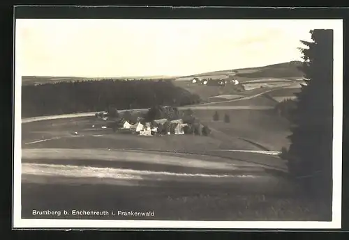 AK Brumberg b. Enchenreuth /Frankenwald, Totalansicht aus der Ferne