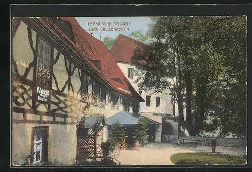 AK Burggaillenreuth, Schlossgasthaus v. Hans Bär