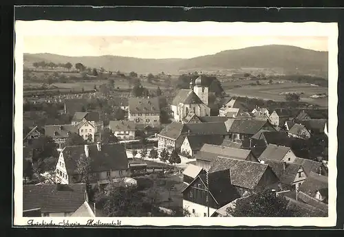 AK Heiligenstadt, Ortspartie mit Kirche