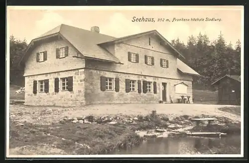 AK Tröstau, Gasthaus Seehaus am Wasser