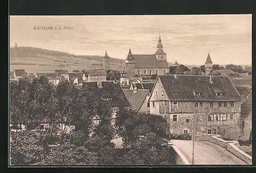 AK Ostheim v. d. Rhön, Teilansicht