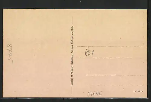 AK Ostheim v. d. Rhön, Teilansicht